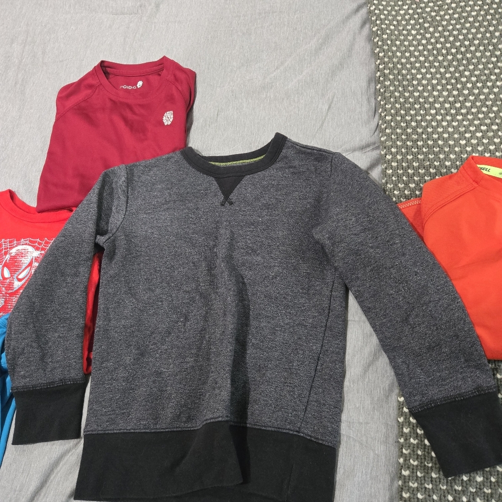 Boys Long Sleeve Shirt Bundle Size 6 /7 - Picture 4 of 7